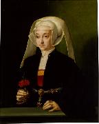 BRUYN, Barthel Portrait of a Young Woman  hgktr painting